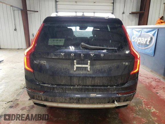 2016 Volvo XC90 Momentum with VIN YV4102XK9G1063543, listed as a Copart auction lot 46536715 with 83,669 mi miles and Salvage Title. Bid and sale history available at carsss.com. Image 6.