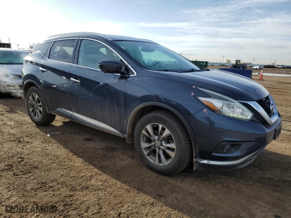 2016 Nissan Murano S with VIN 5N1AZ2MH7GN128864, listed as a Copart auction lot 51154165 with 182,034 mi miles and Salvage Title. Bid and sale history available at carsss.com. Image 4.