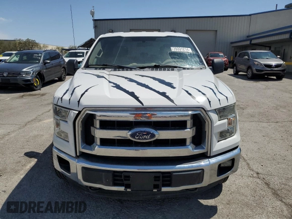 2016 Ford F-150 XLT with VIN 1FTEW1EF7GKE64263, listed as a Copart auction lot 70331214 with 260,006 mi miles and Salvage title. Bid and sale history available at DreamBid. Image 5.