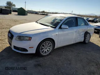 2008 Audi A4 2.0T with VIN WAUAF78E28A166616, listed as a Copart auction lot 46879765 with 0 mi miles and Salvage Title. Bid and sale history available at carsss.com. Image 1.