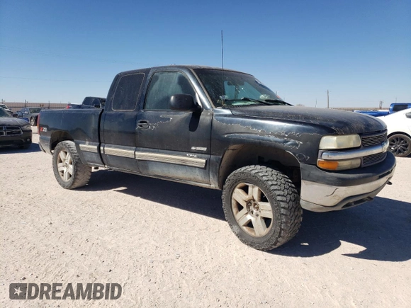 2001 Chevrolet Silverado 1500 LS with VIN 2GCEK19T311166246, listed as a Copart auction lot 46869555 with 327,121 mi miles and Salvage Title. Bid and sale history available at DreamBid. Image 4.