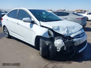 2017 Hyundai Accent SE with VIN KMHCT4AE7HU361814, listed as a IAAI auction lot 41711507 with 23,383 mi miles. Bid and sale history available at carsss.com. Image 1.