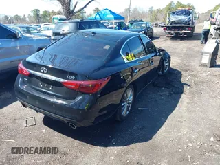 2024 Infiniti Q50 Luxe with VIN JN1EV7BR6RM632411, listed as a IAAI auction lot 41903452 with 5,623 mi miles and . Bid and sale history available at DreamBid. Image 4.