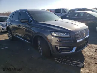 2019 Lincoln Nautilus Select with VIN 2LMPJ6K99KBL30506, listed as a Copart auction lot 54581182 with 75,124 mi miles. Bid and sale history available at carsss.com. Image 4.