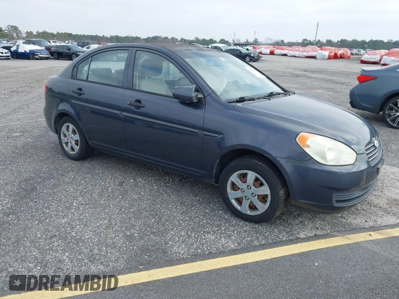 2008 Hyundai Accent GLS with VIN KMHCN46C58U212366, listed as a IAAI auction lot 40748865 with 99,077 mi miles. Bid and sale history available at carsss.com. Image 1.