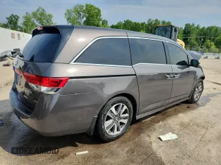 2015 Honda Odyssey Touring Elite with VIN 5FNRL5H98FB125532, listed as a Copart auction lot 60656485 with 184,421 mi miles and Non repairable. Bid and sale history available at DreamBid. Image 3.