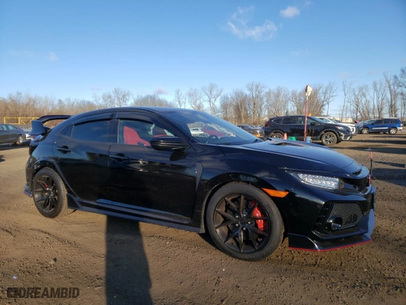 2018 Honda Civic Type R Touring with VIN SHHFK8G78JU203385, listed as a Copart auction lot 88397965 with 50,461 mi miles and Salvage Title. Bid and sale history available at carsss.com. Image 4.