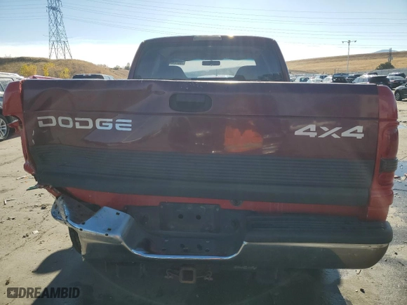 2000 Dodge Ram 1500 with VIN 1B7HF13Z6YJ178177, listed as a Copart auction lot 78872484 with 172,107 mi miles and Salvage Title. Bid and sale history available at carsss.com. Image 6.
