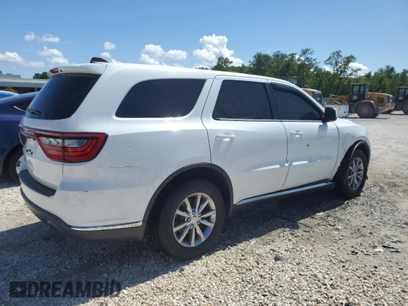 2018 Dodge Durango SXT with VIN 1C4RDHAG4JC100852, listed as a Copart auction lot 61000185 with 89,761 mi miles and Clean title. Bid and sale history available at DreamBid. Image 3.
