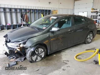 2021 Hyundai Ioniq Blue with VIN KMHC65LC7MU257858, listed as a Copart auction lot 48404195 with 43,521 mi miles and Salvage title. Bid and sale history available at DreamBid. Image 1.