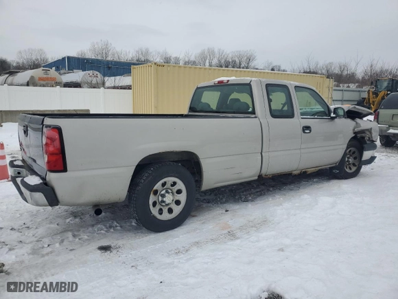 2006 Chevrolet Silverado 1500 LS with VIN 1GCEC19V56E222806, listed as a Copart auction lot 87828765 with 93,317 mi miles and Salvage Title. Bid and sale history available at carsss.com. Image 3.