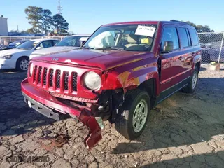 2014 Jeep Patriot Sport with VIN 1C4NJPBB4ED757932, listed as a IAAI auction lot 41177070 with 154,192 mi miles. Bid and sale history available at carsss.com. Image 2.