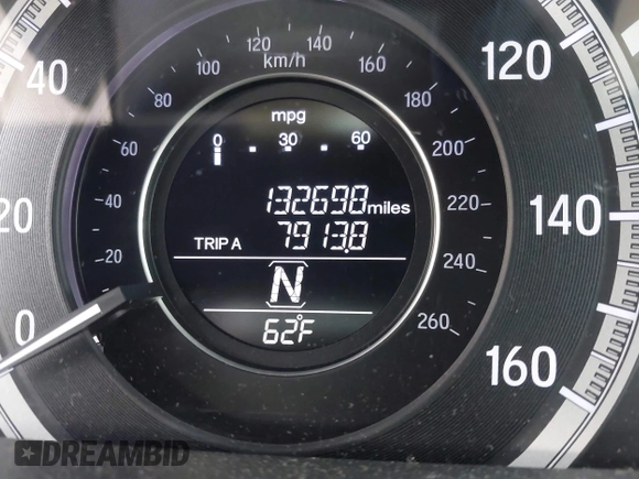 2017 Honda Accord LX with VIN 1HGCR2F30HA276587, listed as a IAAI auction lot 41984875 with 132,698 mi miles and . Bid and sale history available at carsss.com. Image 16.