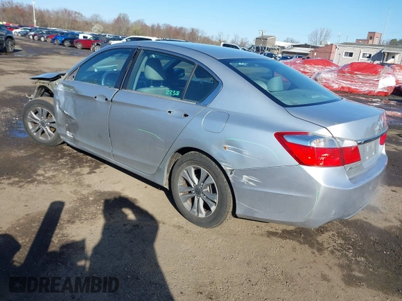 2014 Honda Accord Sedan LX with VIN 1HGCR2F33EA302238, listed as a IAAI auction lot 41984855 with 146,827 mi miles. Bid and sale history available at carsss.com. Image 3.