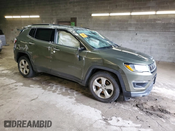 2018 Jeep Compass Latitude с VIN 3C4NJDBB0JT103643, выставлен на аукционе Copart как лот 56525775 с пробегом Не указан миль и Списание • Salvage title. История ставок и продаж доступна на DreamBid. Изображение 4.