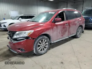 2016 Nissan Pathfinder S with VIN 5N1AR2MN5GC640155, listed as a Copart auction lot 51290005 with 0 mi miles and Non Repairable. Bid and sale history available at carsss.com. Image 1.
