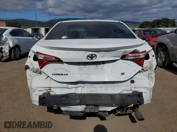 2016 Toyota Corolla L with VIN 5YFBURHE0GP516182, listed as a Copart auction lot 53339255 with 98,529 mi miles and Salvage Title. Bid and sale history available at DreamBid. Image 6.