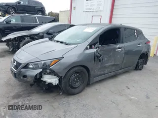 2022 Nissan LEAF S with VIN 1N4AZ1BV2NC557836, listed as a IAAI auction lot 42164896 with 33,729 mi miles and . Bid and sale history available at DreamBid. Image 18.