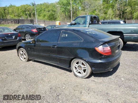 2003 Mercedes-Benz C 230 Kompressor with VIN WDBRN40J23A460301, listed as a Copart auction lot 53648495 with 133,887 mi miles and Salvage title. Bid and sale history available at DreamBid. Image 2.
