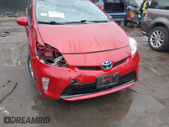 2014 Toyota Prius Four with VIN JTDKN3DU7E1832736, listed as a IAAI auction lot 41936543 with 106,755 mi miles and . Bid and sale history available at DreamBid. Image 6.