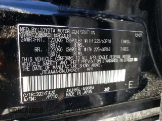 2022 Toyota Venza LE with VIN JTEAAAAH2NJ090907, listed as a Copart auction lot 60756884 with 61,847 mi miles and Salvage Title. Bid and sale history available at carsss.com. Image 13.