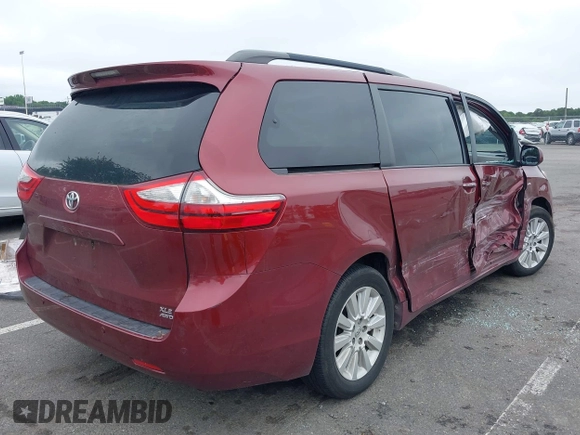 2016 Toyota Sienna Limited with VIN 5TDDK3DC8GS143643, listed as a IAAI auction lot 42445432 with 131,069 mi miles and . Bid and sale history available at DreamBid. Image 4.