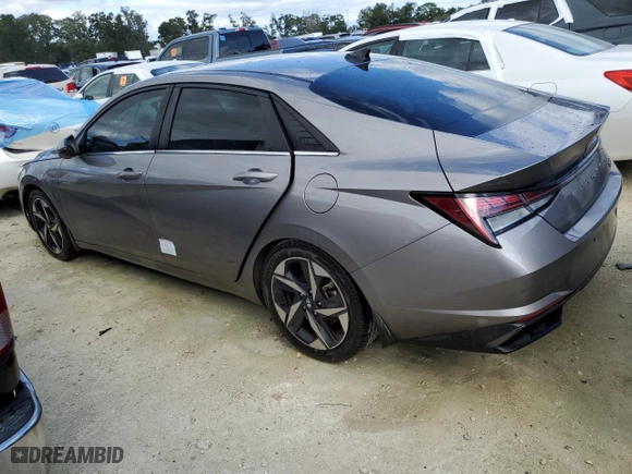 2021 Hyundai Elantra Hybrid Limited with VIN KMHLN4AJ4MU009680, listed as a Copart auction lot 76201244 with 133,782 mi miles and Non Repairable. Bid and sale history available at carsss.com. Image 2.