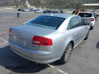 2005 Audi A8 L with VIN WAUML44E25N012034, listed as a IAAI auction lot 42056226 with 143,495 mi miles. Bid and sale history available at carsss.com. Image 4.
