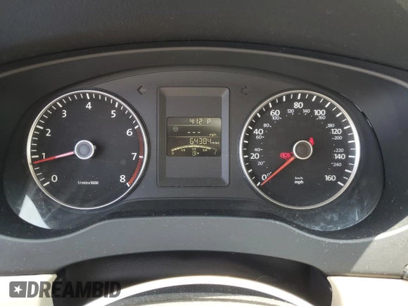 2013 Volkswagen Jetta SE with VIN 3VWDP7AJ5DM433357, listed as a Copart auction lot 61977205 with 64,384 mi miles and Salvage title. Bid and sale history available at DreamBid. Image 9.