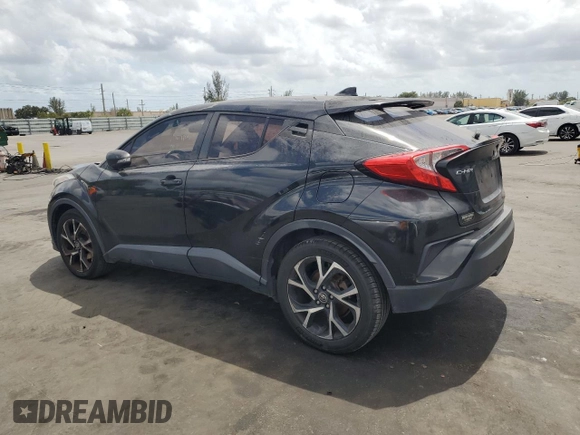 2018 Toyota C-HR XLE with VIN NMTKHMBX1JR015428, listed as a Copart auction lot 51111425 with 95,500 mi miles and Salvage Title. Bid and sale history available at carsss.com. Image 2.