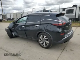 2019 Nissan Murano SL with VIN 5N1AZ2MS7KN131509, listed as a Copart auction lot 51875335 with 126,758 mi miles and Salvage Title. Bid and sale history available at DreamBid. Image 2.