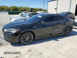 2019 Acura ILX w/Premium/A-Spec Pkg with VIN 19UDE2F82KA003508, listed as a Copart auction lot 48297635 with 74,756 mi miles and Salvage Title. Bid and sale history available at carsss.com. Image 1.