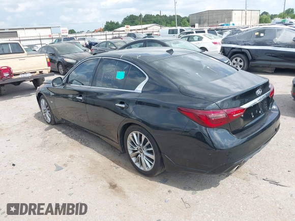 2020 Infiniti Q50 Sport z VIN JN1EV7AP1LM201269, wystawiony jako IAAI lot #42358333 z przebiegiem 69 368 mil mil oraz . Historia ofert i sprzedaży dostępna na DreamBid. Obrazek 3.