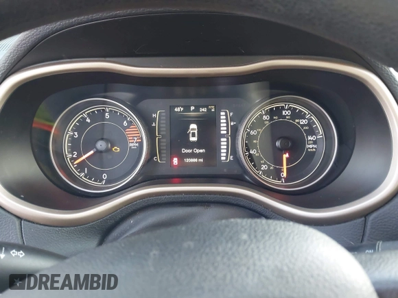 2016 Jeep Cherokee Sport with VIN 1C4PJLAB2GW136778, listed as a IAAI auction lot 42188091 with 120,866 mi miles and . Bid and sale history available at DreamBid. Image 7.