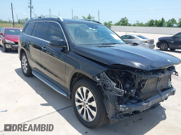 2019 Mercedes-Benz GLS 450 z VIN 4JGDF6EE9KB201924, wystawiony jako IAAI lot #42272010 z przebiegiem 82 316 mil mil oraz . Historia ofert i sprzedaży dostępna na DreamBid. Obrazek 1.