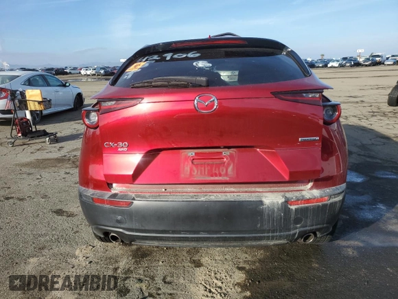 2020 Mazda CX-30 Premium with VIN 3MVDMBEM9LM132641, listed as a Copart auction lot 41534665 with 42,845 mi miles and Salvage title. Bid and sale history available at DreamBid. Image 6.