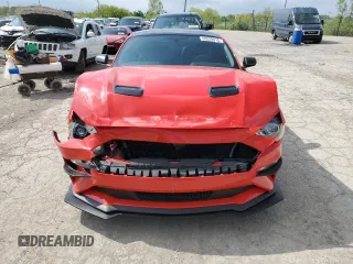 2019 Ford Mustang GT with VIN 1FA6P8CF4K5147549, listed as a Copart auction lot 55528615 with 53,412 mi miles and Salvage title. Bid and sale history available at DreamBid. Image 5.