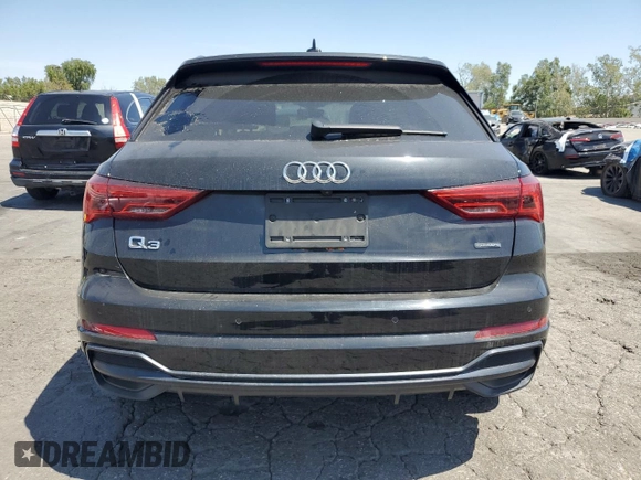 2020 Audi Q3 S line Premium z VIN WA1DECF35L1117748, wystawiony jako Copart lot #52718865 z przebiegiem 33 846 mil mil oraz Czysty tytuł • Clean title. Historia ofert i sprzedaży dostępna na DreamBid. Obrazek 6.
