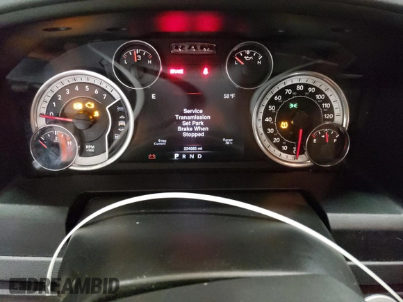 2016 Ram 1500 Big Horn with VIN 1C6RR6LG6GS190191, listed as a Copart auction lot 49829205 with 224,085 mi miles and Clean Title. Bid and sale history available at carsss.com. Image 9.