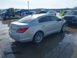 2014 Buick LaCrosse Leather with VIN 1G4GB5G35EF187094, listed as a IAAI auction lot 41663337 with 135,179 mi miles. Bid and sale history available at carsss.com. Image 4.