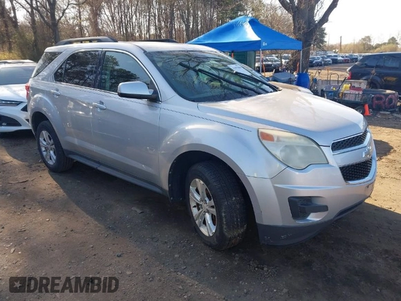 2012 Chevrolet Equinox LT w/1LT with VIN 2GNALDEK0C1182750, listed as a IAAI auction lot 41991006 with 155,221 mi miles. Bid and sale history available at carsss.com. Image 1.