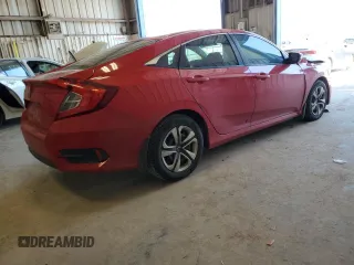 2018 Honda Civic LX with VIN 2HGFC2F50JH511514, listed as a Copart auction lot 54126445 with 100,628 mi miles and Salvage Title. Bid and sale history available at DreamBid. Image 3.