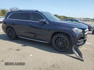2020 Mercedes-Benz GLS 450 with VIN 4JGFF5KE8LA204635, listed as a Copart auction lot 55257424 with 62,060 mi miles and Salvage Title. Bid and sale history available at DreamBid. Image 4.