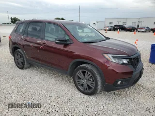 2021 Honda Passport EX-L with VIN 5FNYF8H52MB001660, listed as a Copart auction lot 62454734 with 51,143 mi miles and Salvage Title. Bid and sale history available at carsss.com. Image 4.