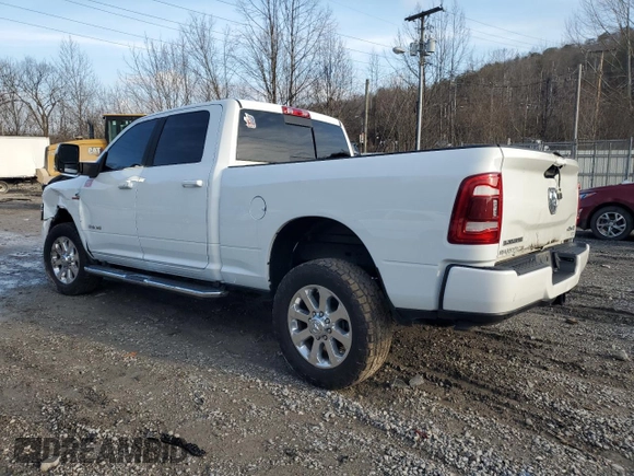 2023 Ram 2500 Laramie with VIN 3C6UR5FL2PG514919, listed as a Copart auction lot 44250605 with Not provided miles and Salvage title. Bid and sale history available at DreamBid. Image 2.