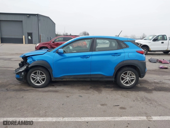 2019 Hyundai Kona SE with VIN KM8K12AA4KU227000, listed as a IAAI auction lot 41106840 with 143,657 mi miles. Bid and sale history available at carsss.com. Image 14.