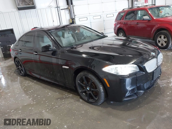 2013 BMW 5 Series 550i xDrive with VIN WBAFU9C56DDY70471, listed as a IAAI auction lot 42158400 with 100,251 mi miles and . Bid and sale history available at carsss.com. Image 1.