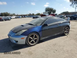 2002 Toyota Celica GTS with VIN JTDDY38TX20057061, listed as a Copart auction lot 43334735 with 123,908 mi miles and Salvage Title. Bid and sale history available at carsss.com. Image 1.