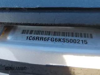 2019 Ram 1500 Tradesman с VIN 1C6RR6FG6KS500215, выставлен на аукционе Copart как лот 61821265 с пробегом Не указан миль и Чистый • Clean title. История ставок и продаж доступна на DreamBid. Изображение 12.