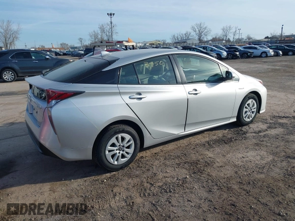 2016 Toyota Prius Two with VIN JTDKBRFU5G3007861, listed as a IAAI auction lot 41763950 with 243,049 mi miles. Bid and sale history available at carsss.com. Image 4.